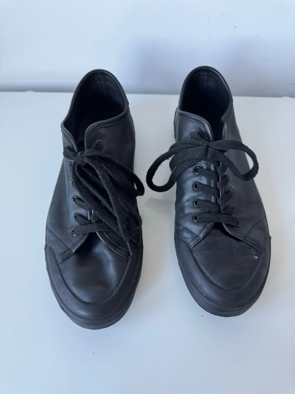 Rag & Bone Standard Issue Leather Sneaker Black Excellent Condition Size 44
